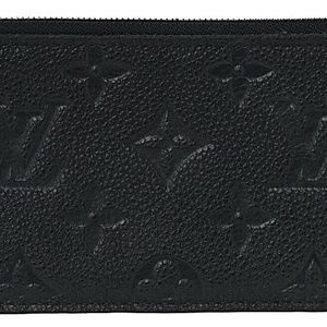 NWT Louis Vuitton Empreinte Monogram Giant Felicie Pochette Zipped Insert Black